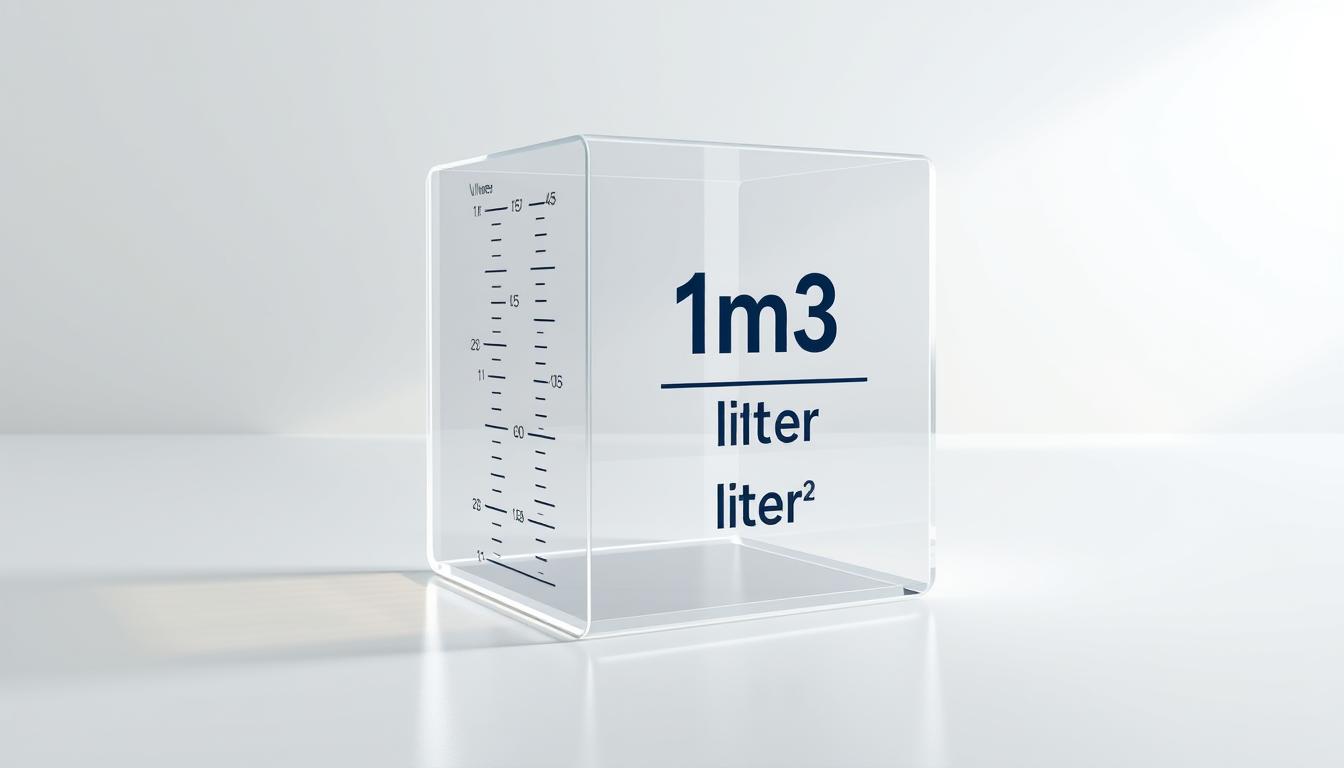 1m3 ile to litrów i jak to przeliczyć?